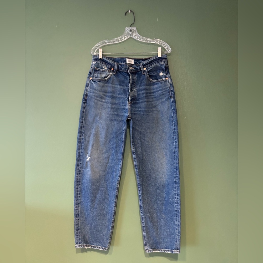 Citizens of Humanity Dylan High-Rise Relaxed Straight-Leg Jeans - Size 29 - Picture 2 of 12